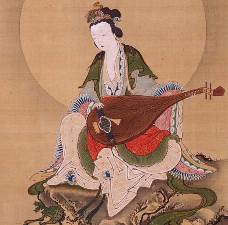 Haritsu, Ogawa (1663-1747) - Benzaiten, the Goddess of Music and Good Fortune, first half 18th ce